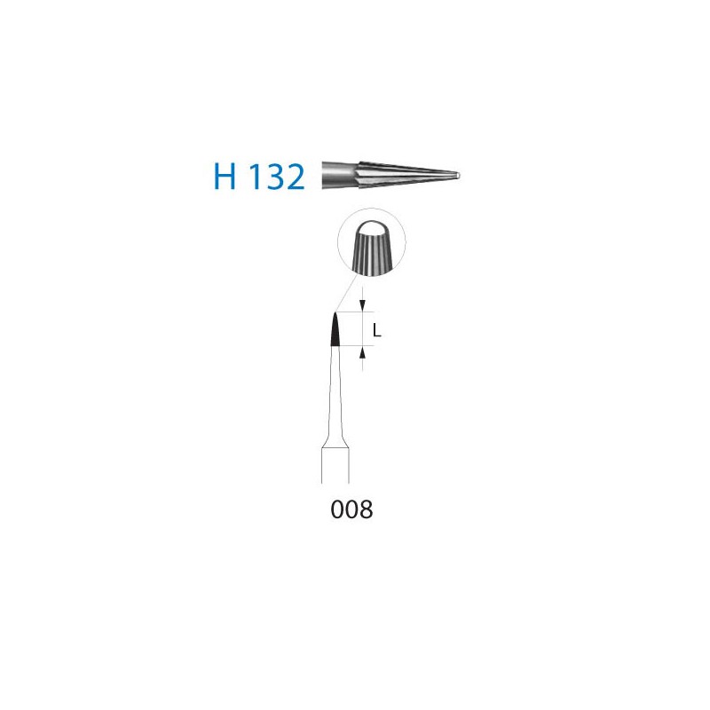 FRESA TUNGSTENO E0510 PER TURBINA
