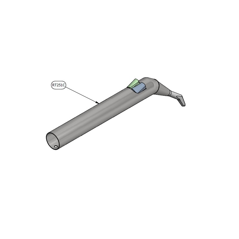 RICAMBIO ESTERNO ANGOLATO PER SIRINGA MINIMATE INOX LUZZANI