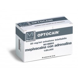 OPTOCAIN MEPIVACAINA 2 PERCENTO