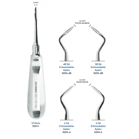 LEVA SCHMECKEBIER PUNTA INCAVATA E PIATTA ASA