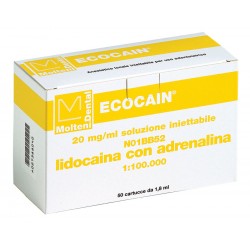 ECOCAIN LIDOCAINA 2 PERCENTO