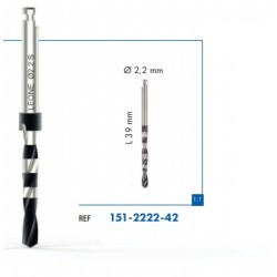 FRESA PILOTA DLC LUNGA 2,2mm