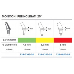 MONCONE ANGOLATO 25 GRADI