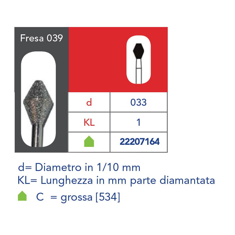 FRESA DIAMANTATA BARILE