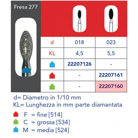 FRESA DIAMANTATA A OLIVA