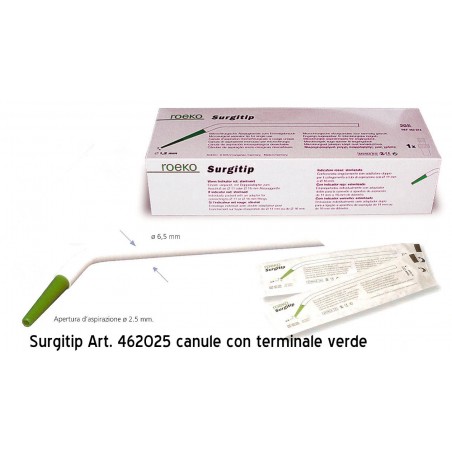 SURGITIP 2,5 MM - 20 CANNULE ASPIRAZIONE