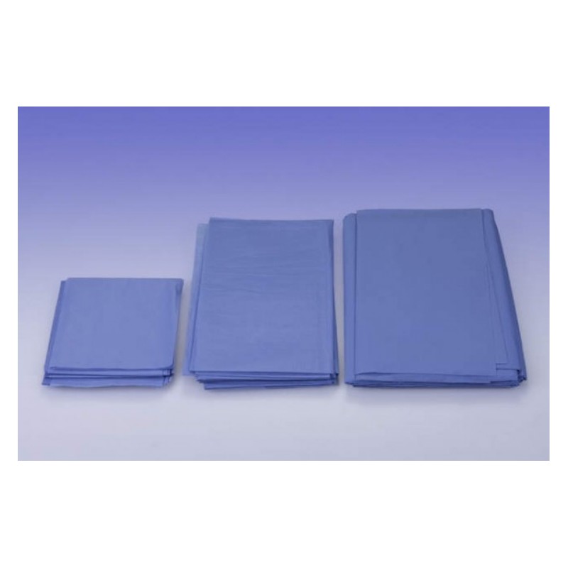 TELI TNT ASSORBENTI IMPERMEABILI AZZURRI 50 x 75