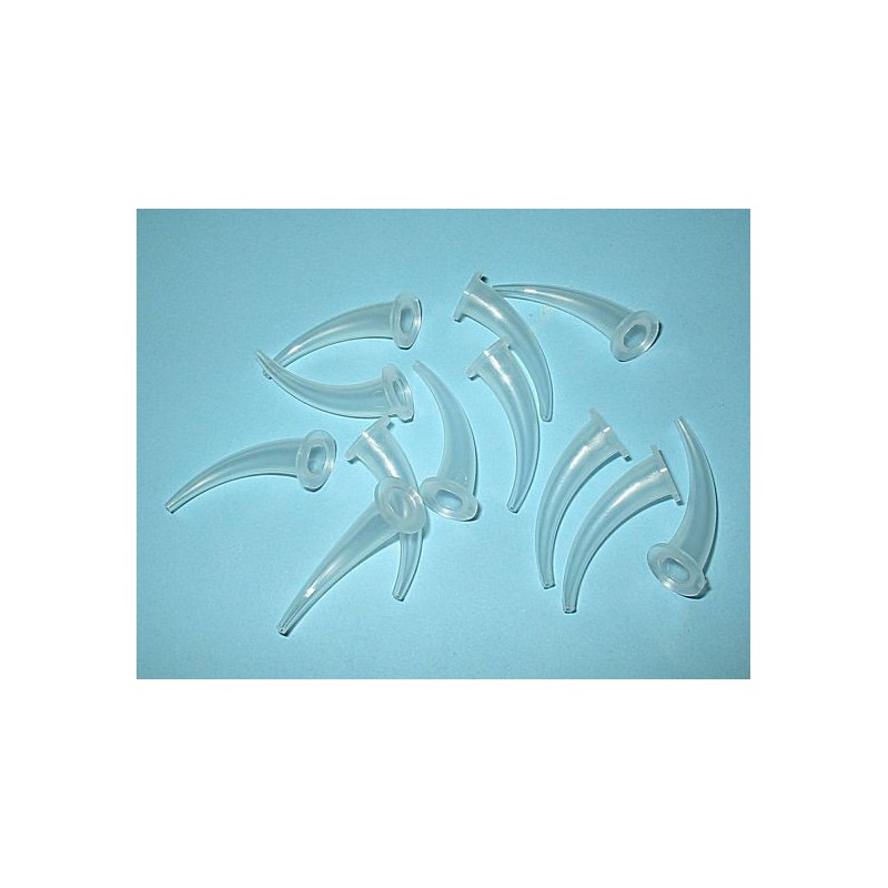 12 PUNTALI PLASTICA PER SIRINGA ELASTOMERI PENTA