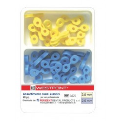 CUNEI ELASTICI IN SILICONE BLUE