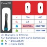 FRESE DIAMANTATE PERA
