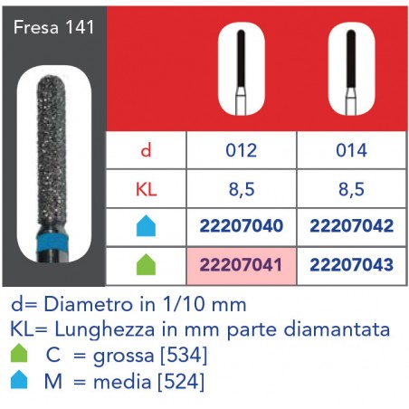 FRESE DIAMANTATE CILINDRO FRESE DIAMANTATE CILINDRO