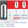 FRESE DIAMANTATE CILINDRO