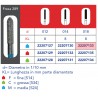 FRESE DIAMANTATE CILINDRO A PUNTA (CHAMFER PARALLELO)
