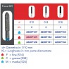 FRESE DIAMANTATE CILINDRO A PUNTA (CHAMFER PARALLELO)