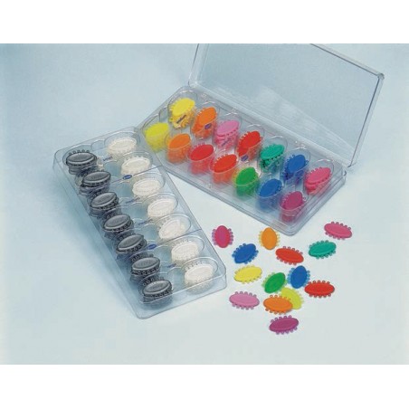LEGATURE ELASTICHE TRASPARENTI E COLORATE, CONF.