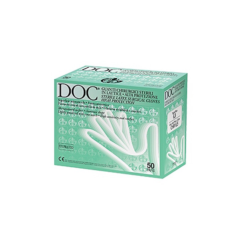 GUANTI LATTICE STERILI LPE 7,5