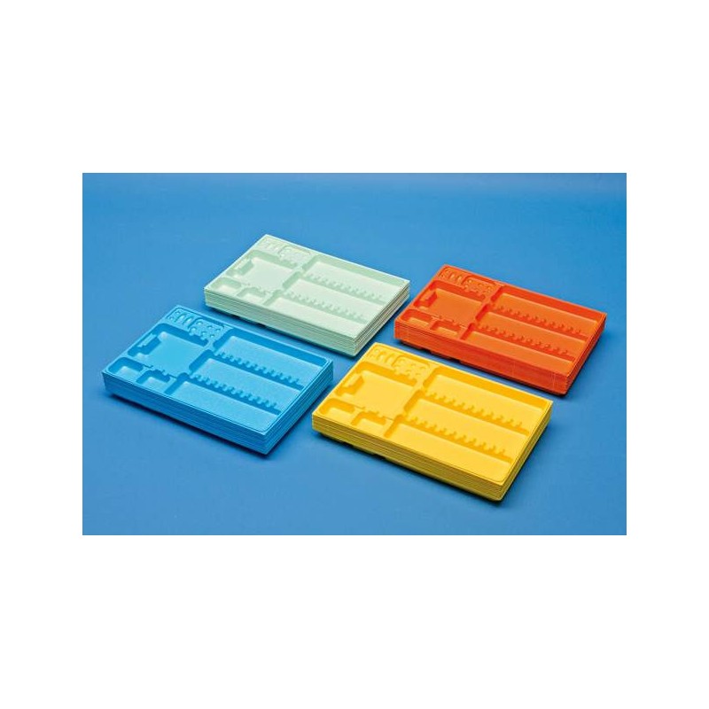 Monouso 100 Vassoi Per Impronte Dentali In Plastica Autoclavabili - Monouso, Assortiti, Per Laboratorio Odontoiatrico Vassoi Dentali Autoclavabili - Foto 3