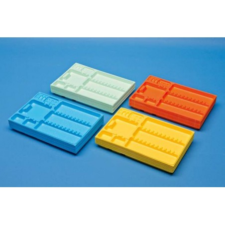 400 TRAY MONOUSO AZZURRO - FONDO ZIGRINATO