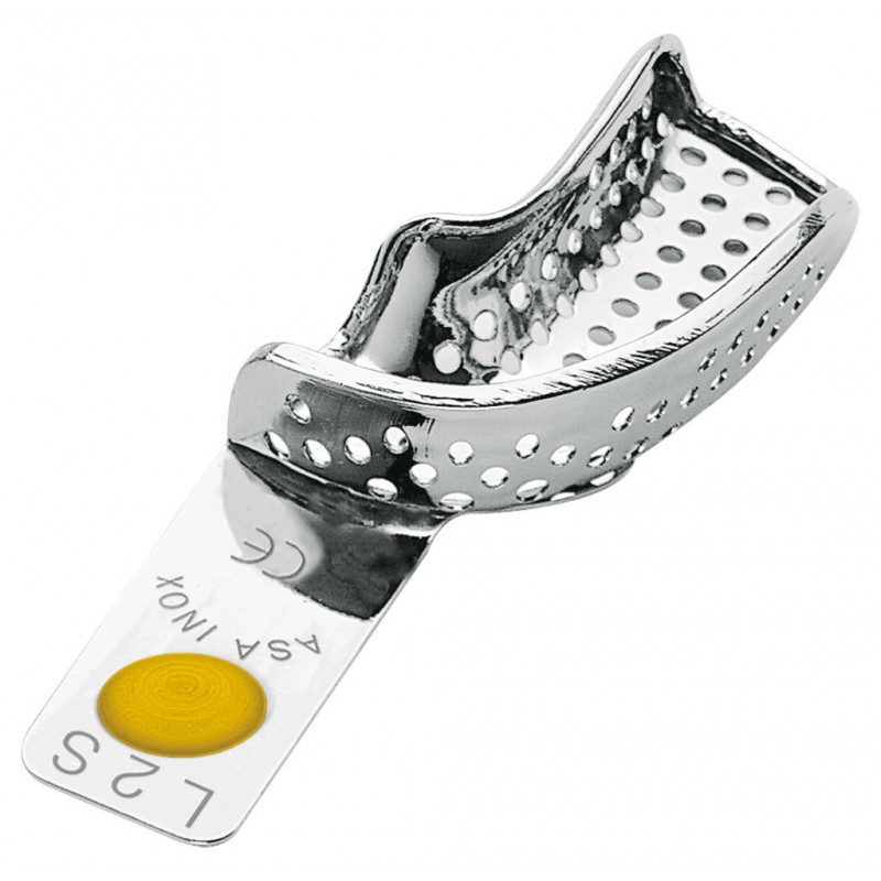 PORTAIMPRONTE INOX FORATO CON BORDINO KUMAPAN FALCON L2S