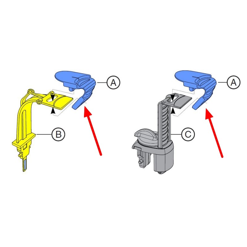 PROTEZIONI BLU IN ESPANSO PER 3D 3DREADY