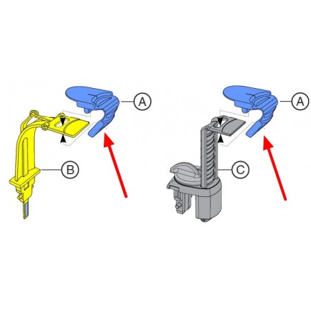 PROTEZIONI BLU IN ESPANSO PER 3D 3DREADY