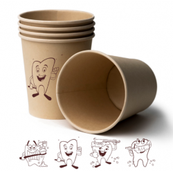 50 EINWEG-PAPPBECHER