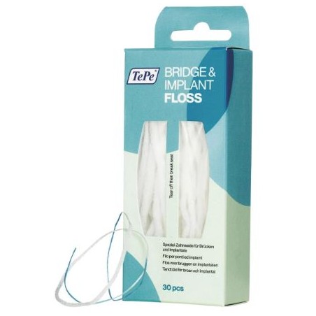 ZAHNSEIDE FÜR BRÜCKENIMPLANTATE 30 STÜCK INTERDENTALSEIDE ZAHNSEIDE FÜR BRÜCKENIMPLANTATE 30 STÜCK INTERDENTALSEIDE