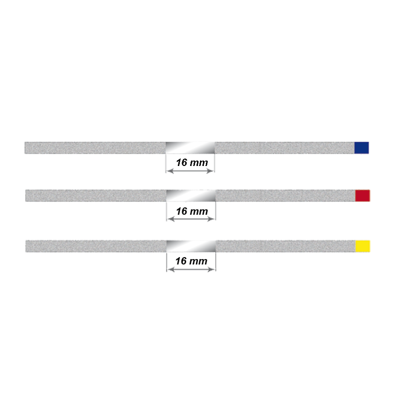 10 STRIP METALLICHE DIAMANTATE FDS2 10 STRIP METALLICHE DIAMANTATE FDS2