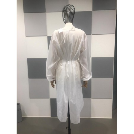 WEISSER TNT UNSTERILER WASSERABWEISENDER EINWEGKITTEL