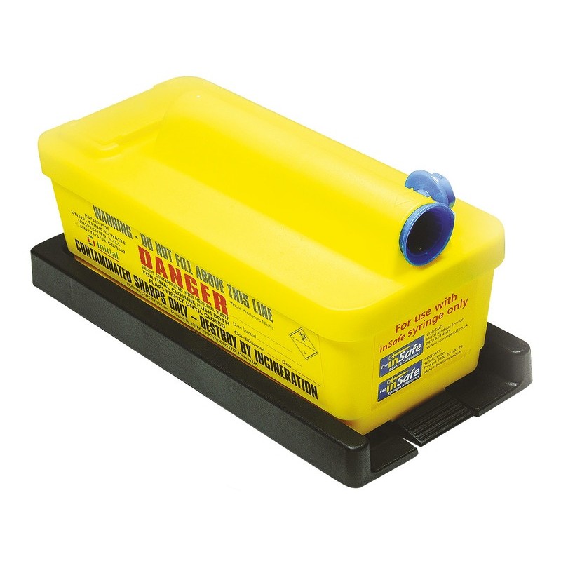 INSAFE GELBER NADELBEHÄLTER ALS ZUBEHÖR