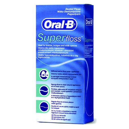 SUPERFLOSS 50 INTERDENTALSEIDE SUPERFLOSS 50 INTERDENTALSEIDE