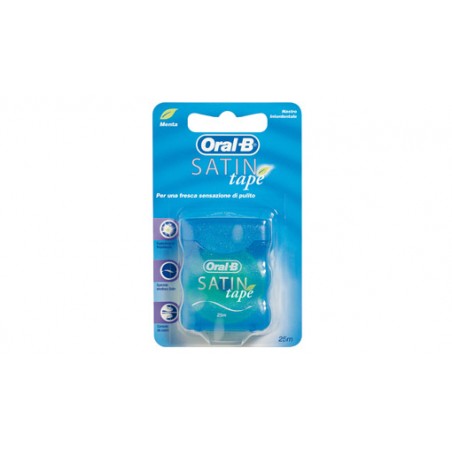 SATINBAND ZAHNSEIDE 25 METER - MINT