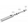 RICAMBIO ESTERNO DIRITTO PER SIRINGA MINILIGHT INOX LUZZANI RICAMBIO ESTERNO DIRITTO PER SIRINGA MINILIGHT INOX LUZZANI