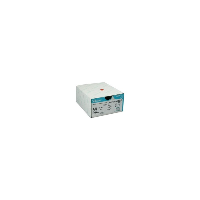SUTURE SETA SILKAM 4/0 DS16 762130