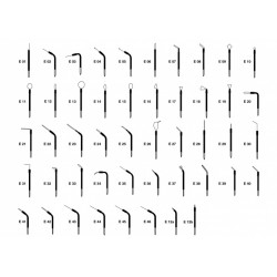 ELETTRODI CON GUAINA NERA PER ELETTROBISTURI SERIE 640/E