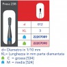 FRESE DIAMANTATE PERA FRESE DIAMANTATE PERA