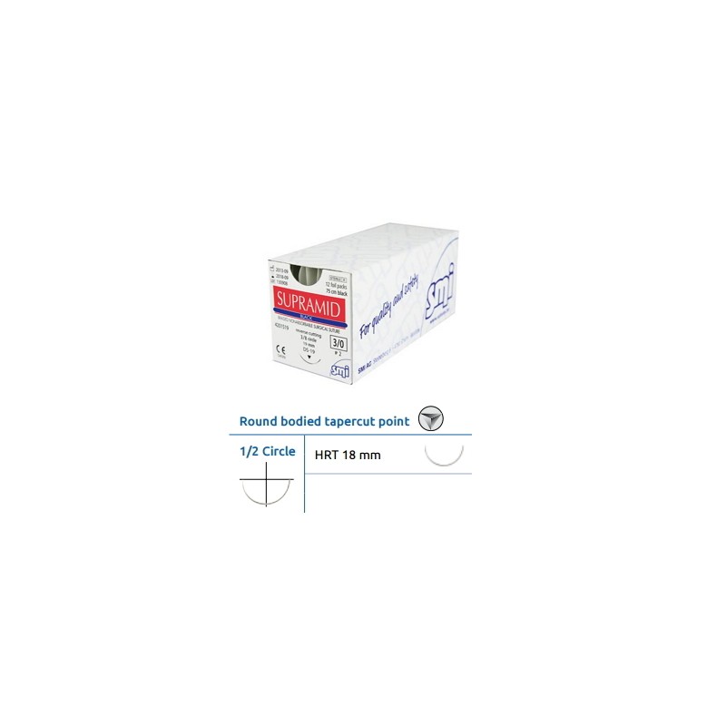 SUTURE SUPRAMID 3/0 HRT18 4200518 SUTURE SUPRAMID 3/0 HRT18 4200518