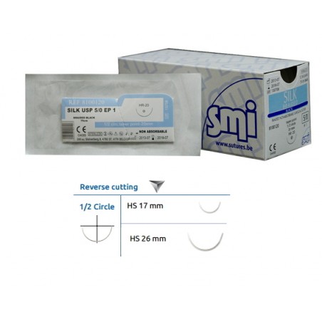 SUTURE SETA 3/0 HS17 1/2C