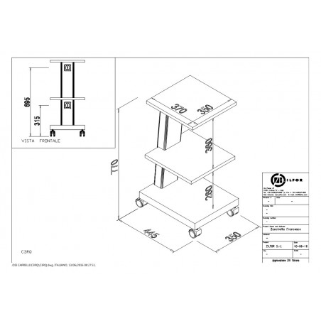 CARRELLO PER PROFILASSI