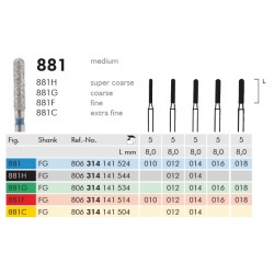 DIAMANT-TURBINENFRÄSER