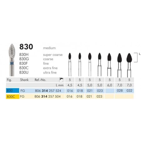 DIAMANT-TURBINENFRÄSER
