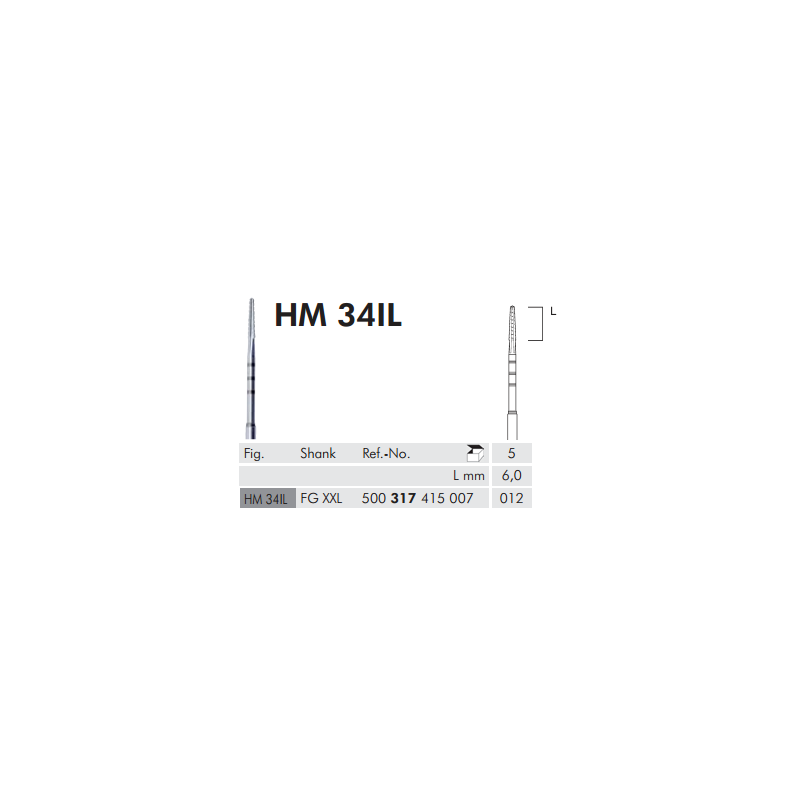 HM34IL GAMBO EXTRAEXTRALUNGO PER TURBINA