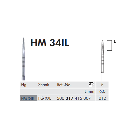 HM34IL TURBINE MIT EXTRA LANGEM SCHAFT