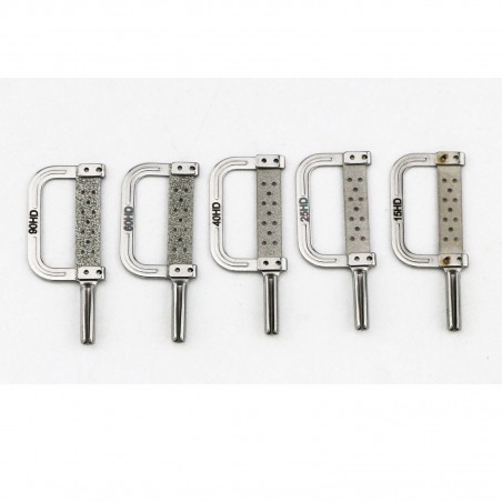 90 MIKRON GEBOHRT UND DIAMANTFEILE