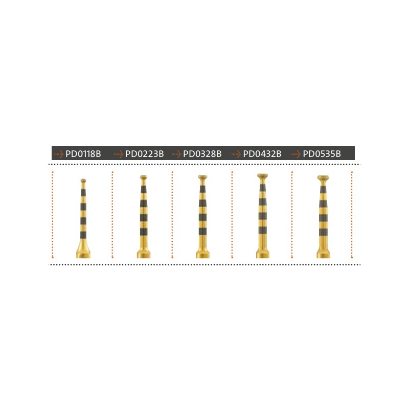 SET 5 INSERTI B MT-BONE PIEZODRILL