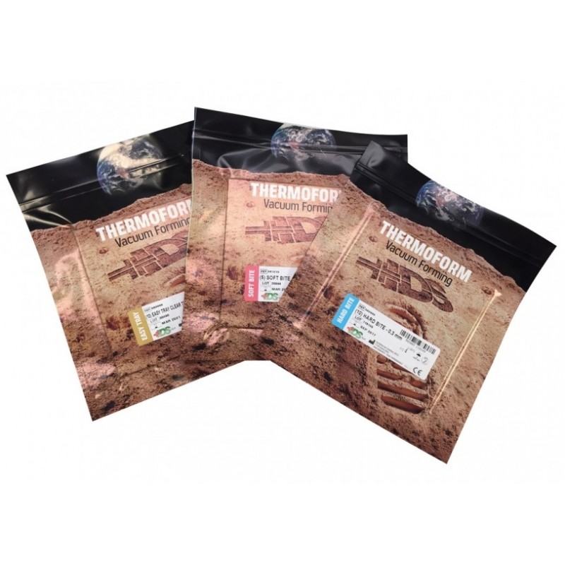 HARTBISSIGE THERMOFORMBARE PLATTEN