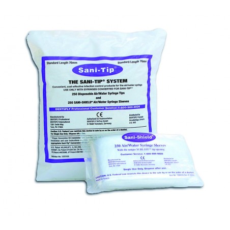 SANI-TIP TERMINALE MONOUSO STANDARD-LUNGO PER SIRINGA ARIA ACQUA