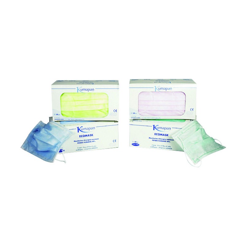 MASCHERINE AZZURRE CON ELASTICI