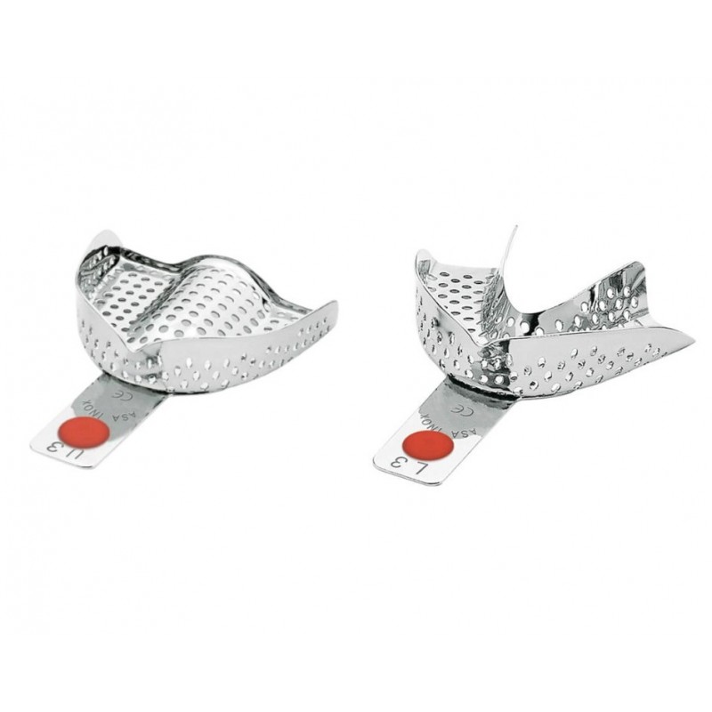 PORTAIMPRONTE INOX FORATO SERIE 2801