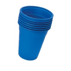 BICCHIERI MONOUSO BIO-COLOR CUP BLU